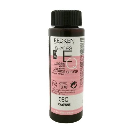 Redken Shades Eq Color Gloss 08C, Cayenne, 2 Oz