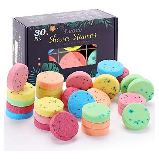 Shower Steamers, 30PCS Natural Aromatherapy Shower Steamers, Vaporizing Steam Spa Experience, Shower Bombs with Essential Oils for Relaxation, Enjoy Spa at Home - Family Pack, Gift for Men and Women