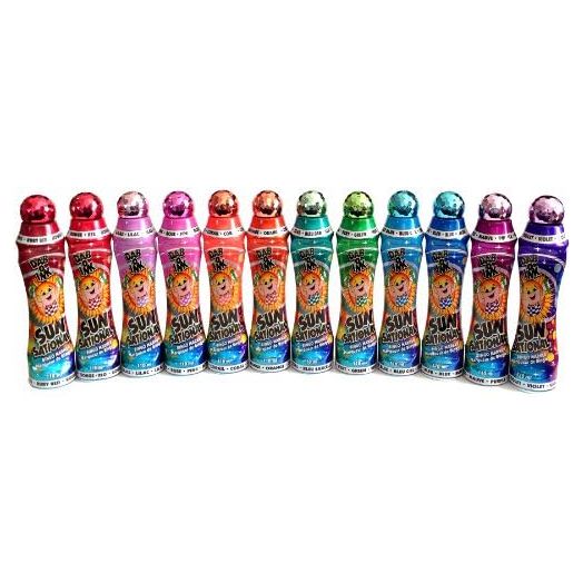 Sunsational Bingo Dauber / Dabber Set of 12, 4 oz., Mixed Colors