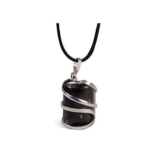 AYANA Wellness Raw Black Tourmaline Crystal Healing Pendant Necklace