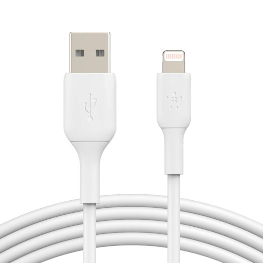 Belkin CAA001BT1MWH 3.3-Foot BOOST CHARGE Lightning To USB-A Cable (White)