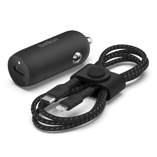 Belkin CCA003BTBK Boost Up Charge 20-Watt USB-C PD Car Charger