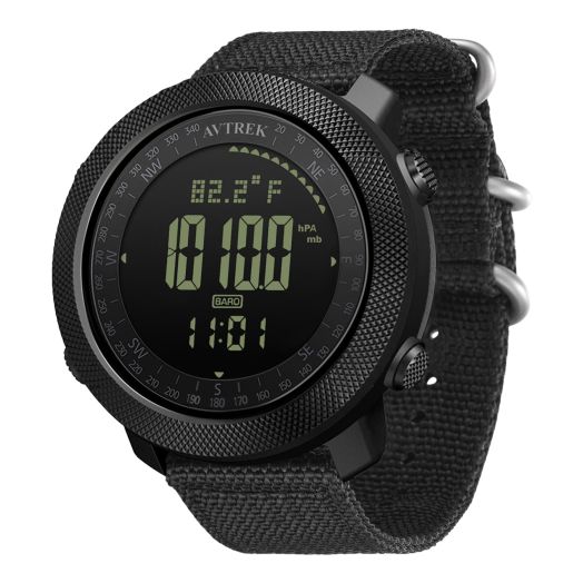 AVTREK Digital Hiking Sport Watches for Men Tactical Training Military Compass Solid Watches Outdoor Multifunction Waterproof Altimeter Watches