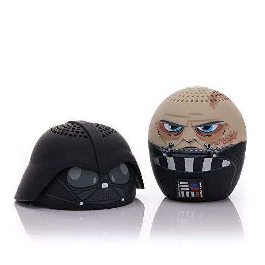 Bitty Boomers Star Wars Darth Vader with Removable Helmet Bluetooth Speaker, Multicolor