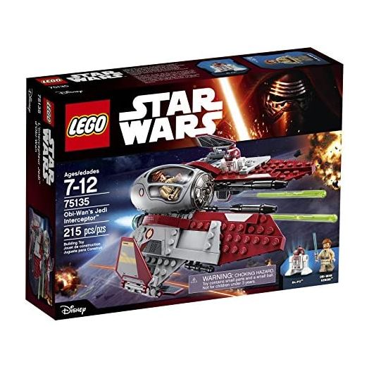 LEGO STAR WARS OBI-Wan's Jedi Interceptor 75135 Building Kit (215 Piece)