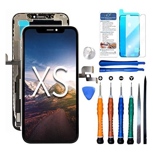 Ace Tech Cellular Compatible with iPhone Xs LCD Screen Replacement 5.8 inch (Model A1920, A2097, A2098,A2099, A2100) Display Digitizer Assembly Touch Screen