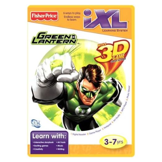 Fisher-Price iXL Learning System Software Green Lantern 3D
