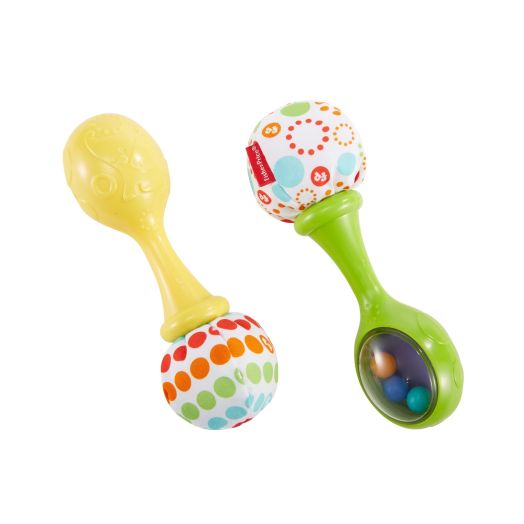 Fisher-Price Shake 'N' Rattle Maracas with Soft Pom-Poms