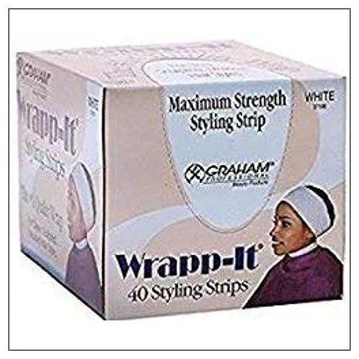 Graham Professional Beauty Wrapp-It White Styling Strips 40 styling strips
