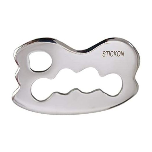Stainless Steel Gua Sha Scraping Massage Tool - STICKON IASTM Tools Great Soft Tissue Mobilization Tool (STICKON-01)