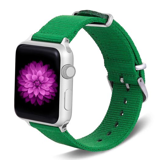 Tinsow Wristband Watch Strap Comfortable Denim Fabric Replacement Watch Band For St Patricks Day Compatible For iWatch Series 5/4/3/2/1