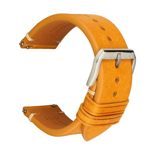 REZERO Leather Watch Bands Quick Release Genuine Leather Watch Strap for Men Women-18mm 19mm 20mm 21mm 22mm 23mm 24mm Italian Cowhide Replacement Straps