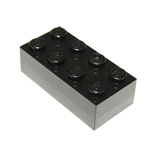 LEGO Parts and Pieces: Black 2x4 Brick x50