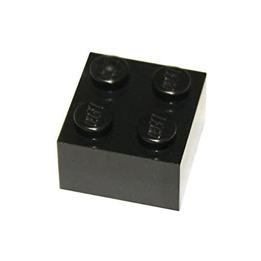 LEGO Parts and Pieces: 2x2 Black Brick x50