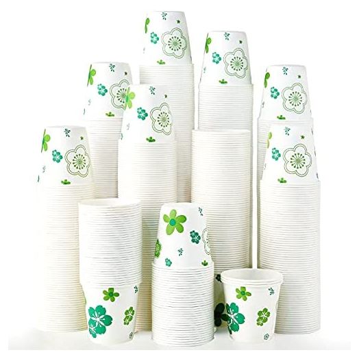 Paper Cups, 3oz Disposable Bathroom Cups, Mouthwash Cups, Cold Disposable Drinking Cup (300 Pack)