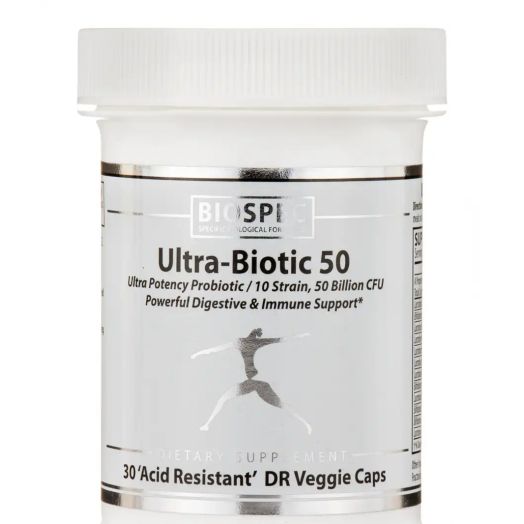 BioSpec Ultra-Biotic 50 - 30 Veggie Capsules