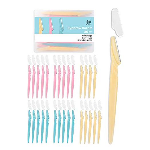 Eyebrow Razor for Women, 30 Pcs Dermaplane Razor for Women Face, Multipurpose Face Razors for Women and Men by MoHern