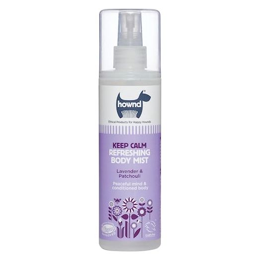 hownd Calming, Relaxing & Refreshing Lavender Body Mist Fragrance Spray for Dogs - Adds Shine and Deodorizes, Gentle Formula for Frequent Use