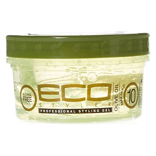 Ecoco Eco Style Gel Olive Oil - 100% Pure Olive Oil - Adds Shine And Tames Split Ends - Weightless Style - Nourishes And Repairs - Adds Moisture To The Scalp - Superior Hold - Healthy Shine - 8 Oz