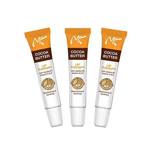 (3 Pack) NICKA K Cocoa Butter Lip Therapy