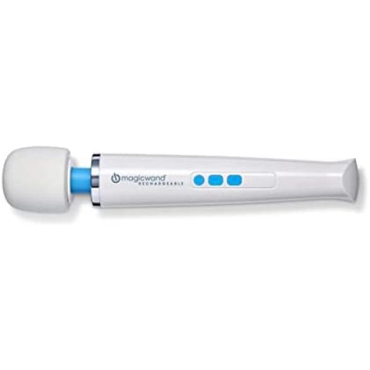 Authentic Magic Wand Massager Rechargeable HV-270 – Cordless Multi-Function Variable-Speed with Soft Silicone Head and Ultra-Powerful Motor for Deep, Rumbling, Muscle Relaxing Vibrations