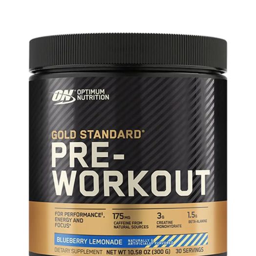 Optimum Nutrition Gold Standard Pre-Workout, Vitamin D for Immune Support, with Creatine, Beta-Alanine, and Caffeine for Energy, Keto Friendly, Blueberry Lemonade, 30 Servings (Packaging May Vary)