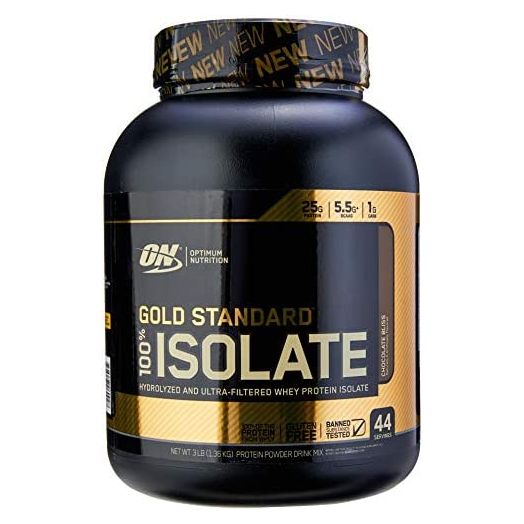 Optimum Nutrition Gold Standard 100% Isolate, Chocolate Bliss, 3 lb (1.36 kg)