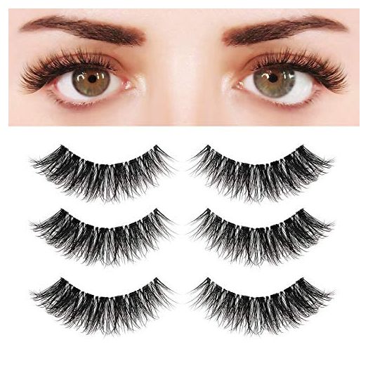 BEPHOLAN False Eyelashes, Fake Eyelashes Natural Look, 5D Multi-layered Faux Mink Lashes, Fluffy Volume Lashes, 3D Layered Effect, Reusable, Handmade And Cruelty-Free, Easy to Apply, XMZ92
