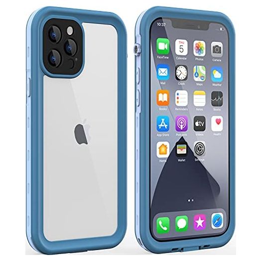 Diverbox Designed for iPhone 12 Pro Case Waterproof, Full Body Shockproof Phone case for iPhone 12 Pro Case with Screen Protector, Protective Case for iPhone 12 Pro Cover 6.1 Inch (Clove Purple)
