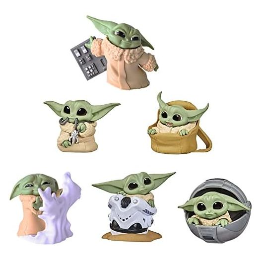 Baby Yoda Gifts,Baby Yoda Action Figure 2.2-Inch,Baby Yoda Doll,Baby Yoda Toys for Kid, Souvenir Desk Decoration for Adult(6 Pack)