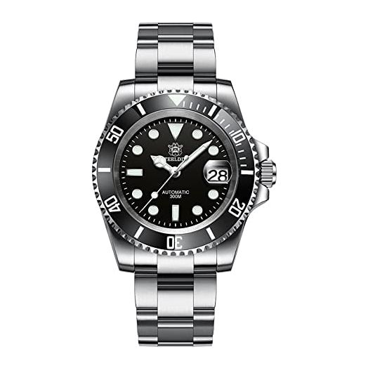 Steeldive Men's Automatic Watch SD1953 Stainless Steel NH35 Movement 300m Diving Watches