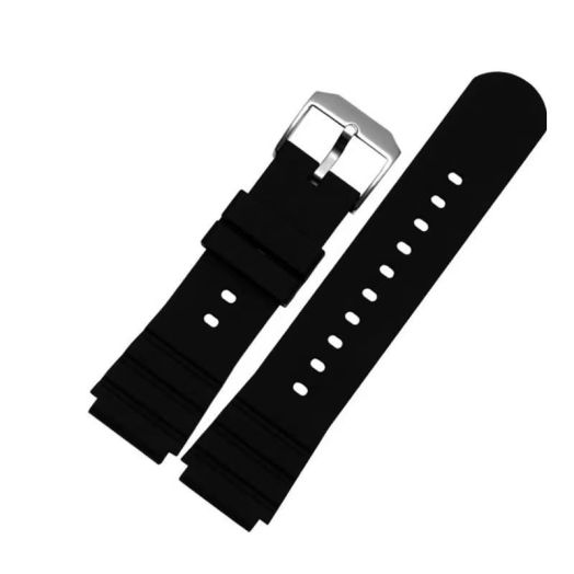 21mm Rubber Silicone Watch Band Strap Replacement with Black Buckle for Luminox 3000 3900 3100 3200 3400 and 3600 series - Luminox Navy Seal Watch Bands