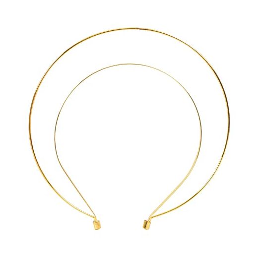 Angel Bridal Gold Halo Headband -Photoshoot Hair Band Wedding Hair Accessory (gold)