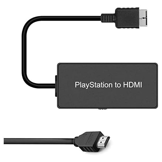 Playstation 2 (PS2) to HDMI Converter, HDMI Cable for Playstation 2, Playstation 3 Console (PS2, PS3), Connecting a PS2 to a Modern TV with HDMI