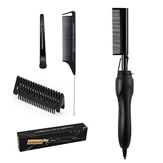 Electric Hot Comb Hair Straightener Electric Straightening Comb for African American Hair, Electric Hot Combs for African American Hair