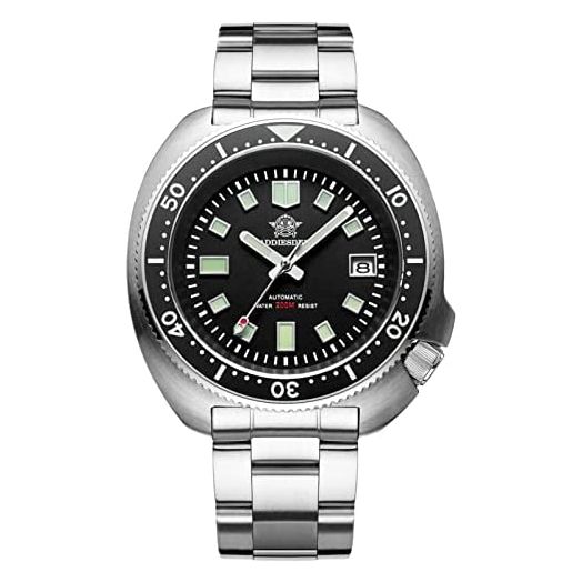 ADDIESDIVE Automatic Diver 200M Mens Watch Luminescent Mechanical NH35A Analog Stainless Steel