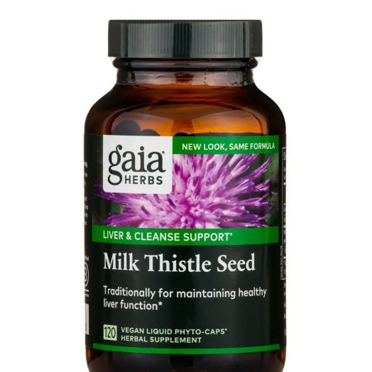 Gaia Herbs Milk Thistle Seed - 120 Vegan Liquid Phyto-Caps