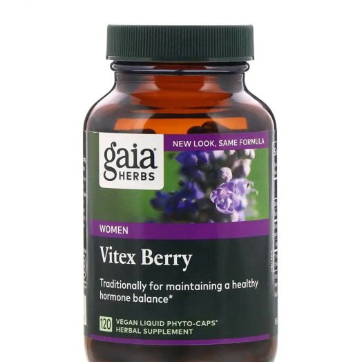 Gaia Herbs Vitex Berry - 120 Vegan Liquid Phyto-Caps