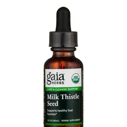 Gaia Herbs Milk Thistle Seed (Organic) - 1 fl. oz (30 ml)