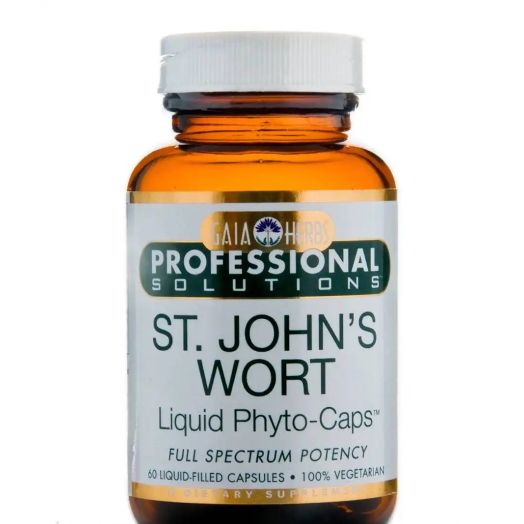 Gaia Herbs Professional Solutions St. John's Wort - 60 Vegetarian Liquid-Filled Capsules