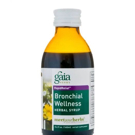 Gaia Herbs Bronchial Wellness Herbal Syrup - 5.4 fl. oz (160 ml)