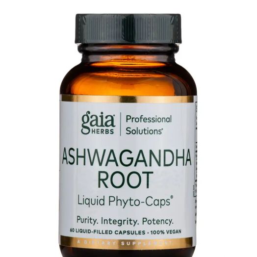 Gaia Herbs Professional Solutions Ashwagandha Root - 60 Liquid-Filled Capsules