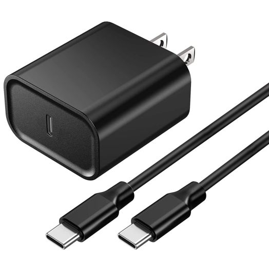 Replacement 18W USB C PD Fast Wall Charger for Samsung Galaxy Z Flip 5, Z Flip 4, Z Flip 3, Z Fold 5, Z Fold 4, Z Fold 3, Z Fold 2 5G Cell Phone with 5FT Type C Power Adapter Charging Cable Cord