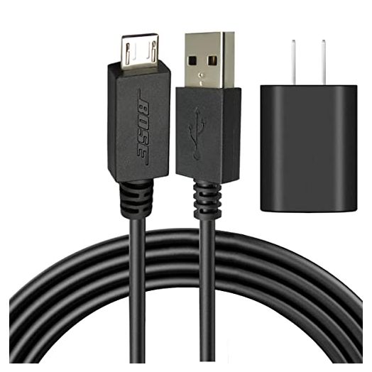 Replacement Charger Cable for Bose SoundLink Color I, II, III, SoundLink Mini 2 II/Revolve Plus, Bose SoundLink Revolve, QuietComfort 35 II Bluetooth Speaker Charging Power Supply Cord (3.3FT), Black
