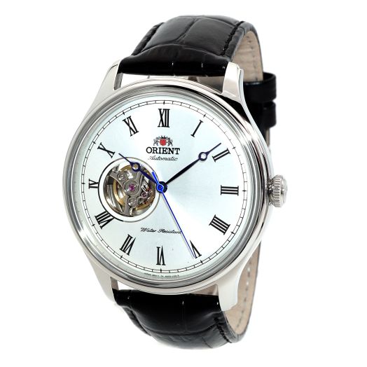 ORIENT Classic Automatic with Hand Winding Open Heart Dome Crystal Roman FAG00003W