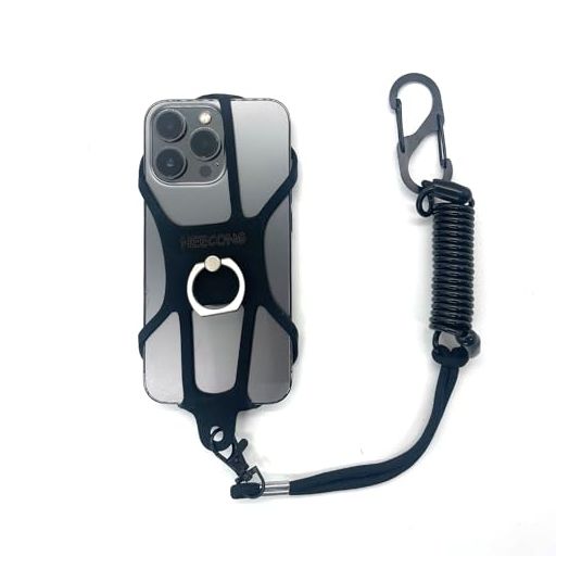 Rugged Phone Lanyard Holder, Universal Fishing Phone Tether, Protect Phone Tether Compatible with Most Smartphones