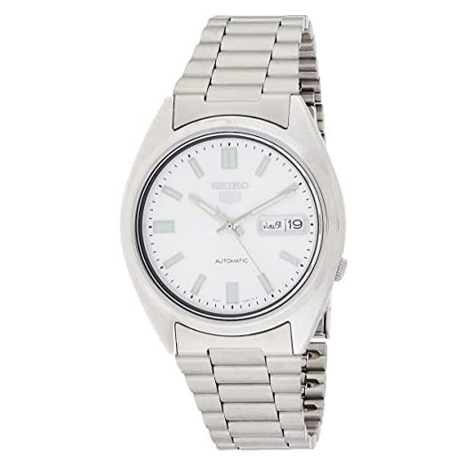 Seiko Men's Analogue Automatic Self-Winding Watch with Stainless Steel Bracelet – SNXS73K