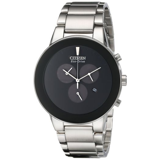 Citizen Eco-Drive Men's AT2240-51E Axiom Silver-Tone Bracelet Watch