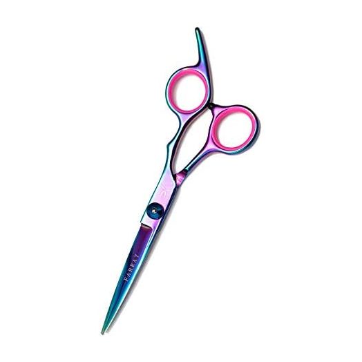 FARRAY Hair Cutting Scissors,6.5 Inch Professional Stainless Steel Barber Hair Scissors,for Both Salon and Home Use (Aurora color)