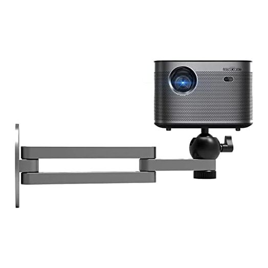 Foldable Projector Wall Mount Universal Adjustable Ceiling Wall Projector Mount Stand Aluminum Alloy Projectors Bracket (Wall Mount)…
